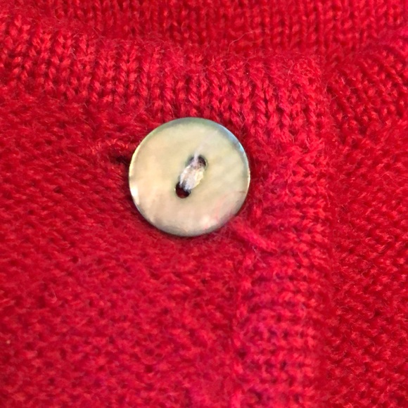 Vtg KAREN SCOTT sz Medium  100% Wool Christmas Tree Festive Embroidered HongKong - Picture 16 of 16